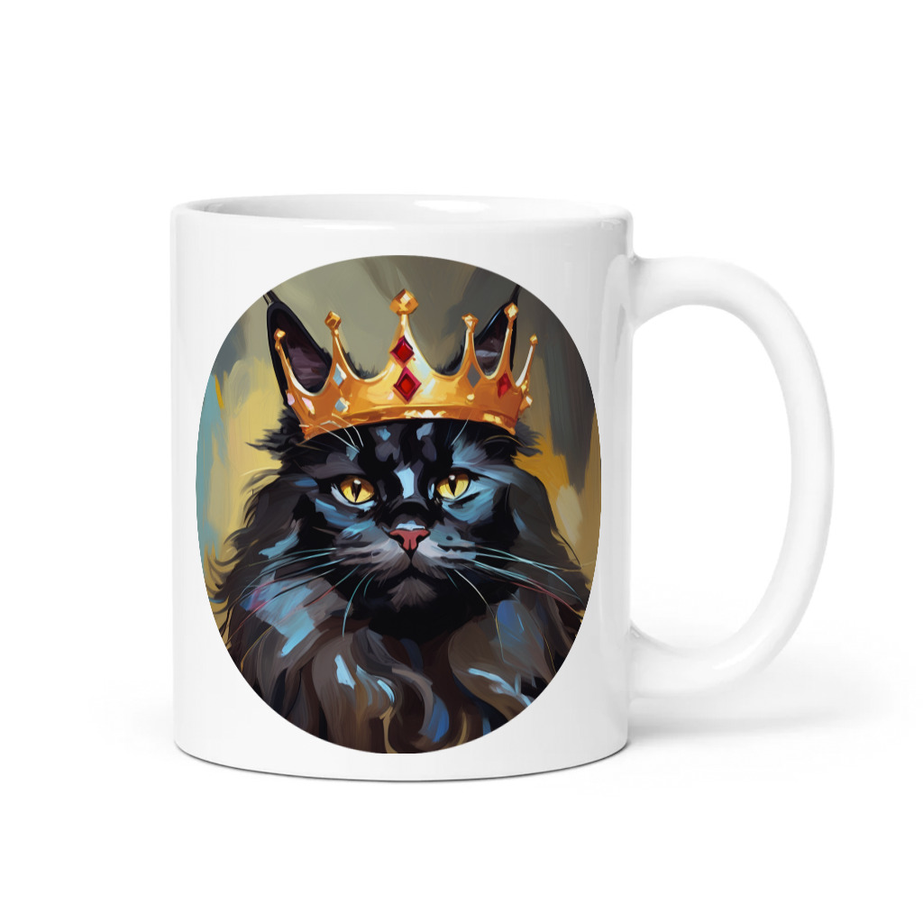 PugMug Custom Black Maine Coon Cat Mug
