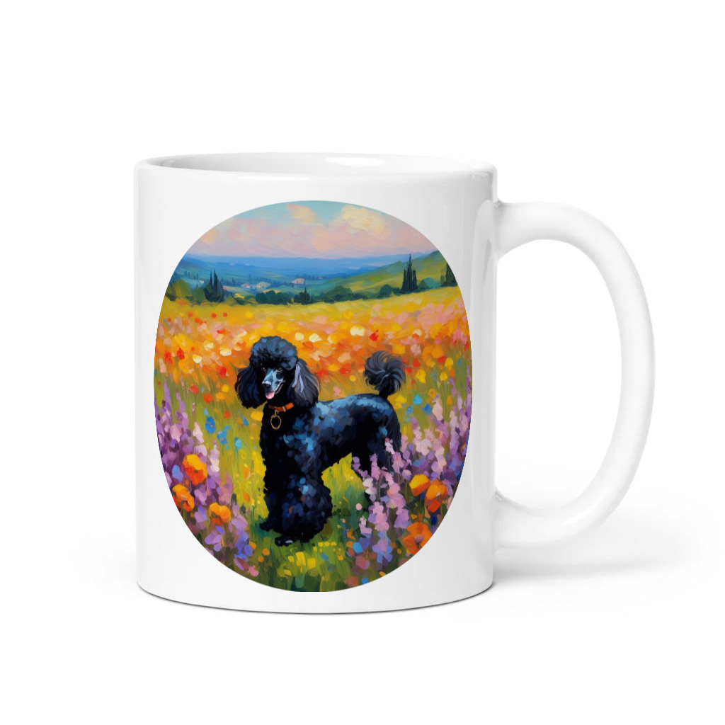 PugMug Custom Black Poodle Mug