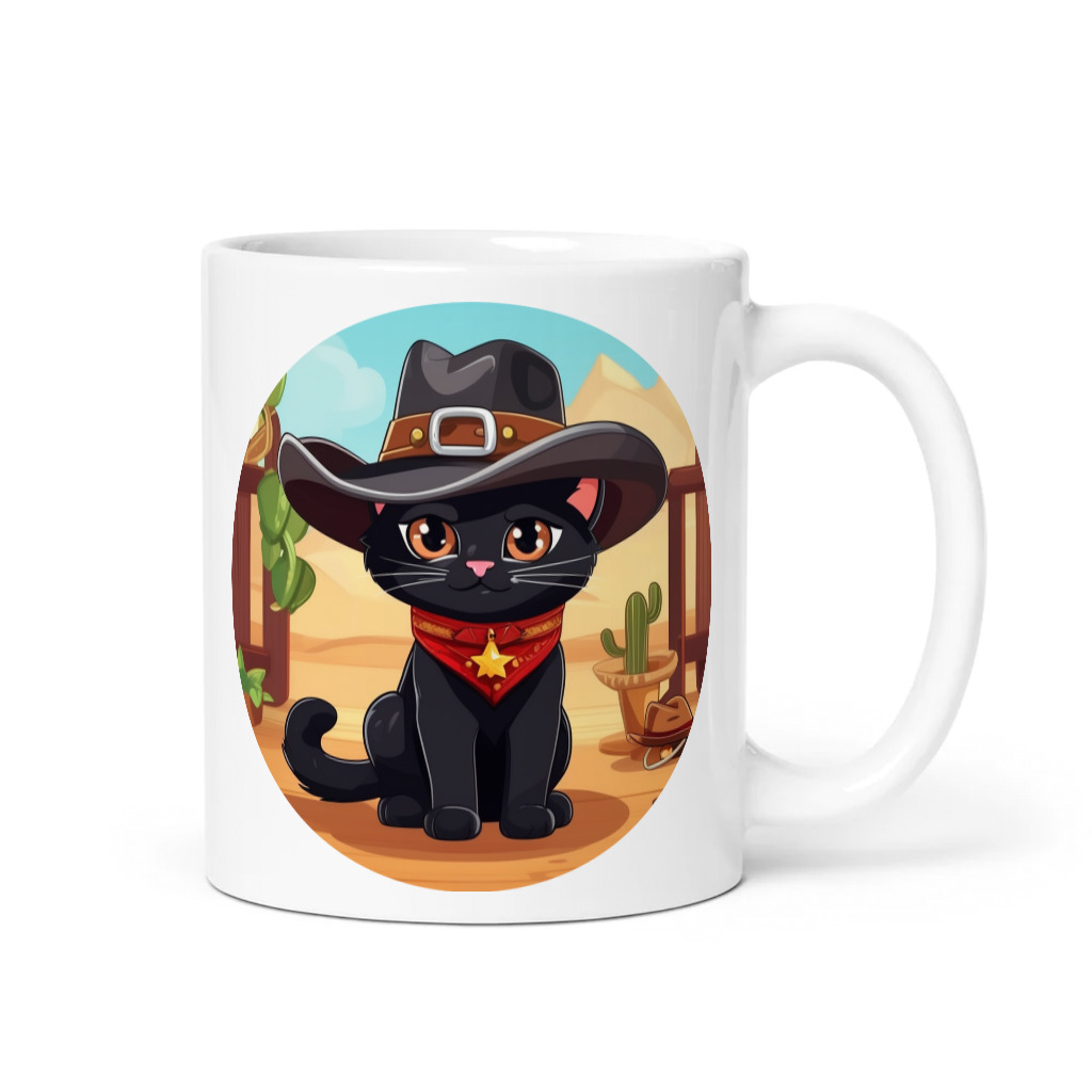 PugMug Custom Black Exotic Cat Mug