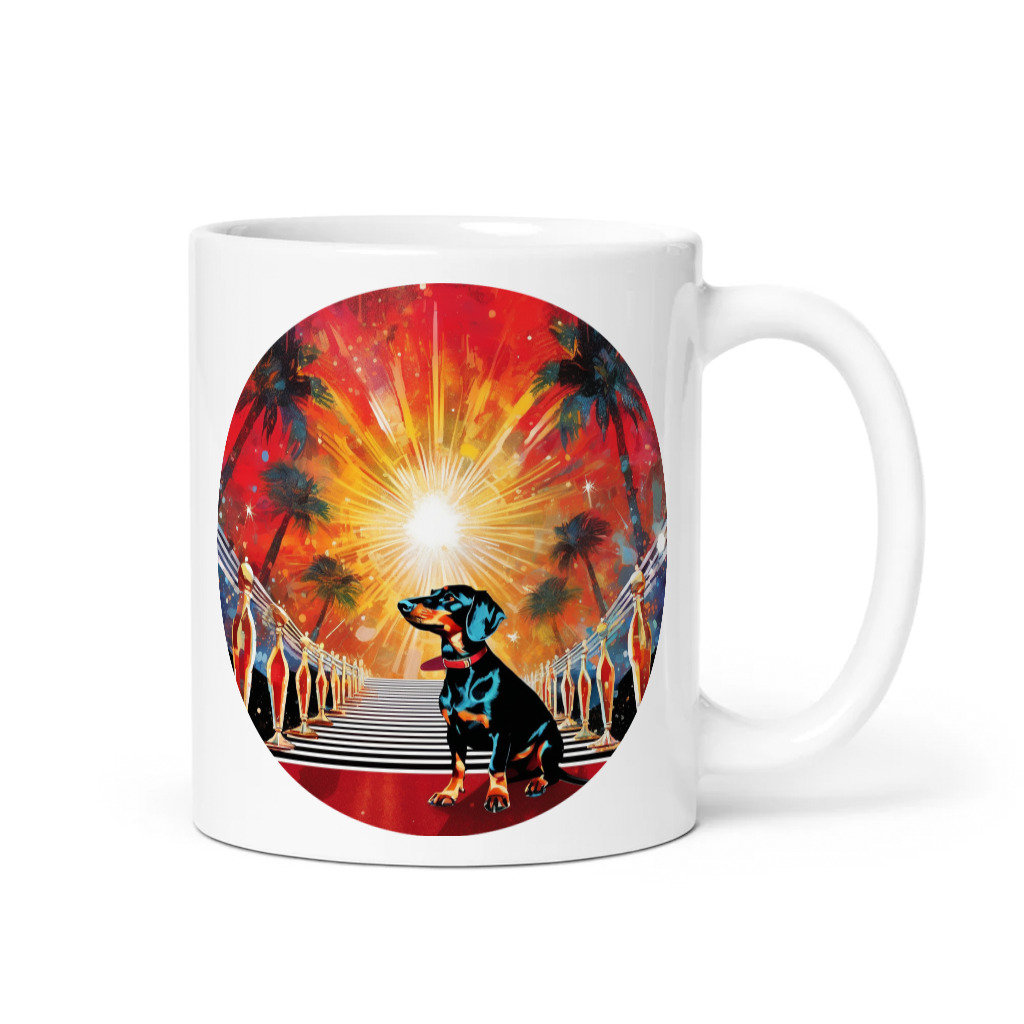 PugMug Custom Black Dachshund Mug