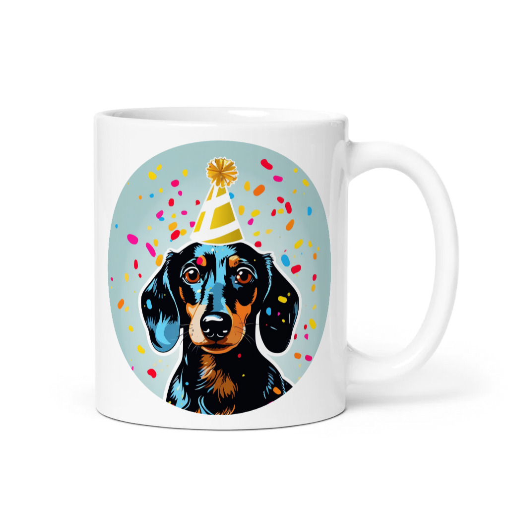 PugMug Custom Black Dachshund Mug