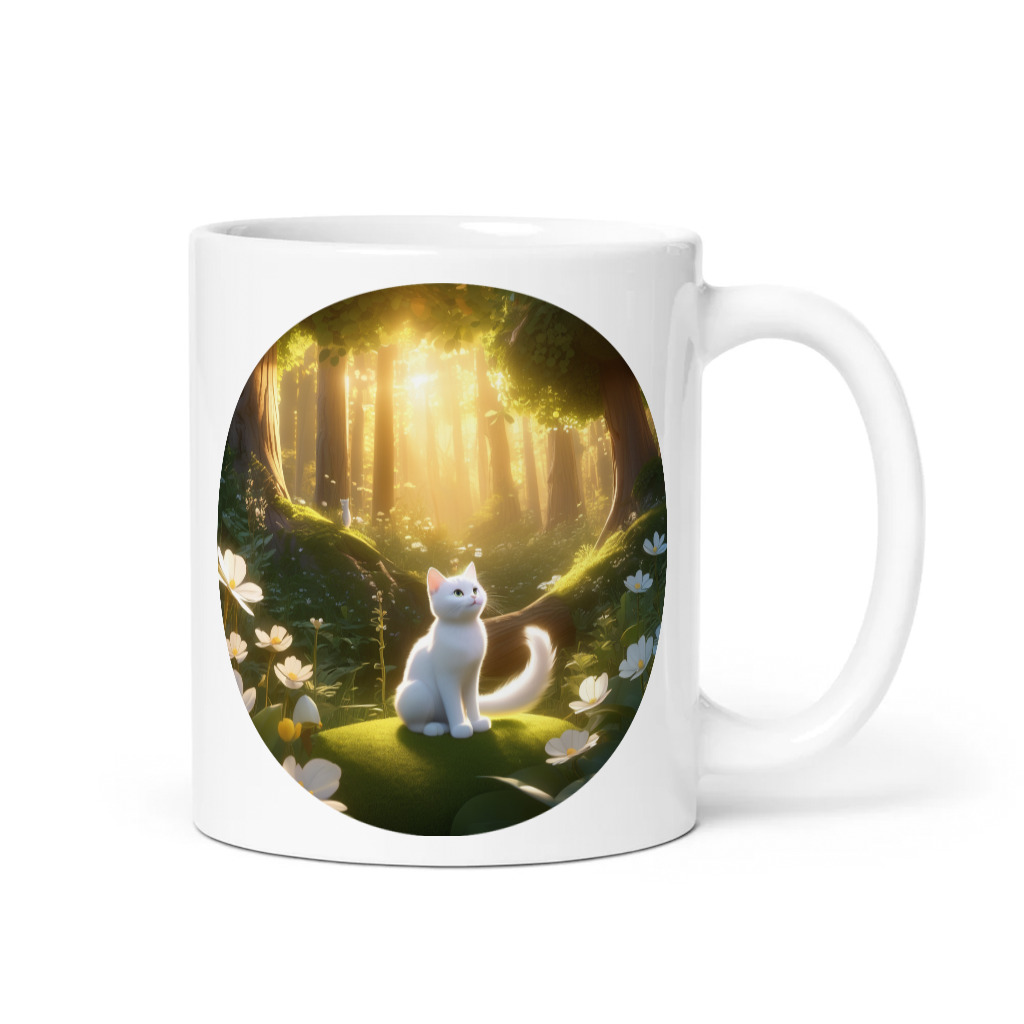 PugMug Custom White Companion Cat Mug