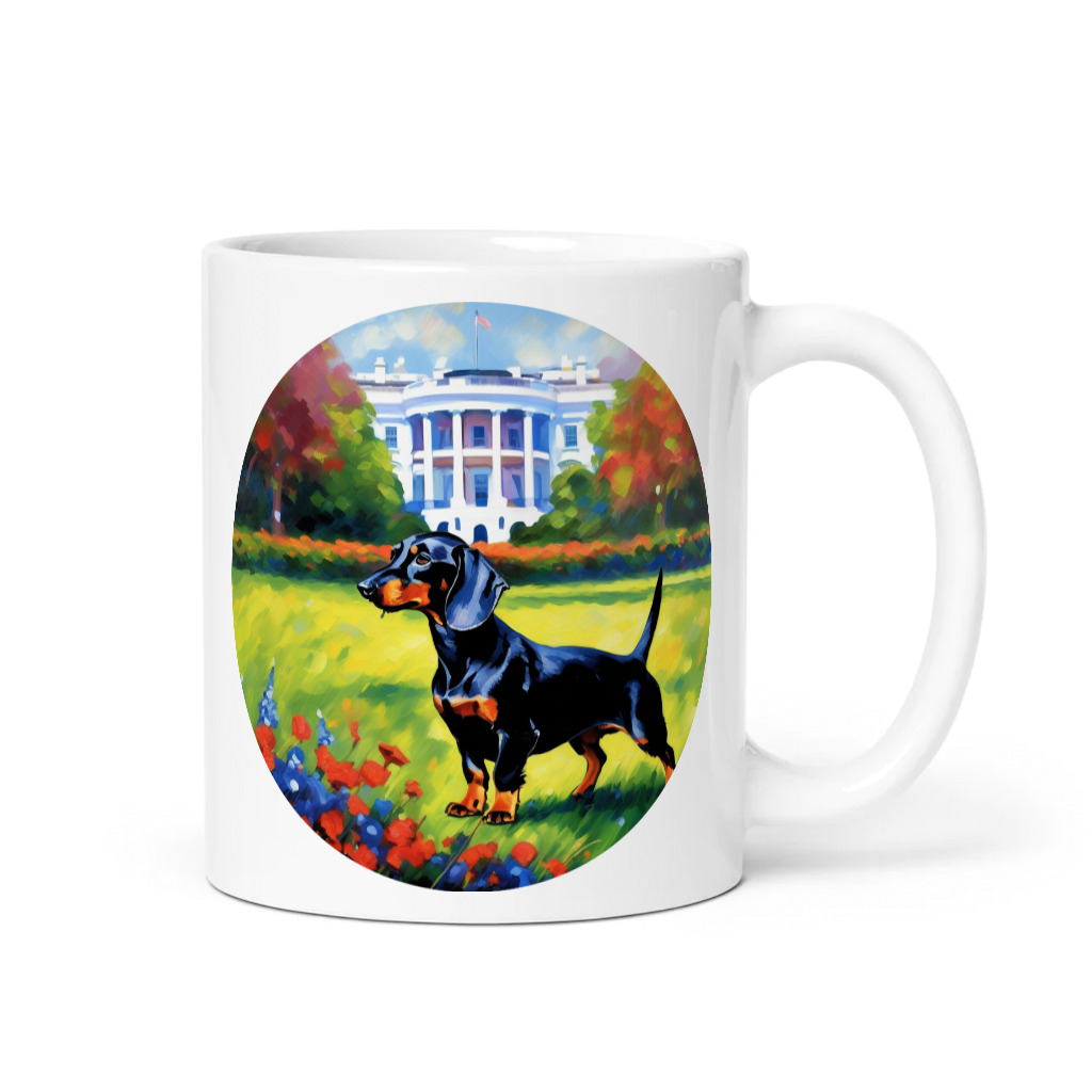 PugMug Custom Black Dachshund Mug