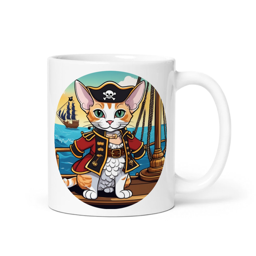 PugMug Custom Tabby Devon Rex Cat Mug
