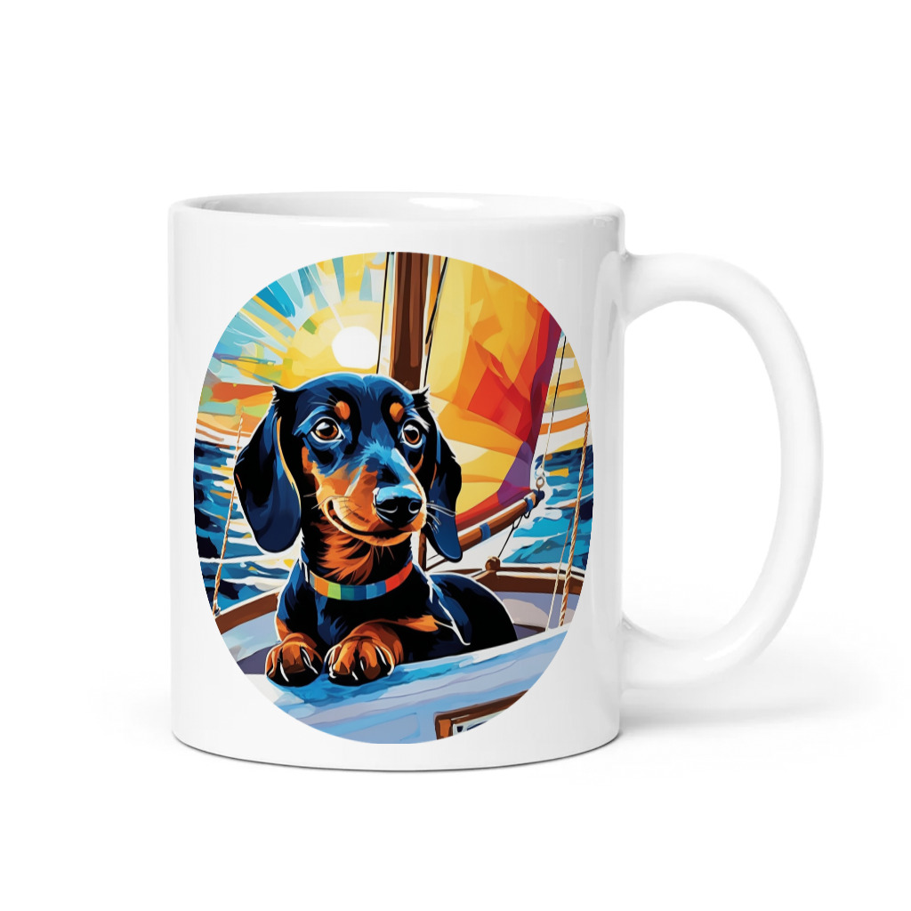 PugMug Custom Black Dachshund Mug