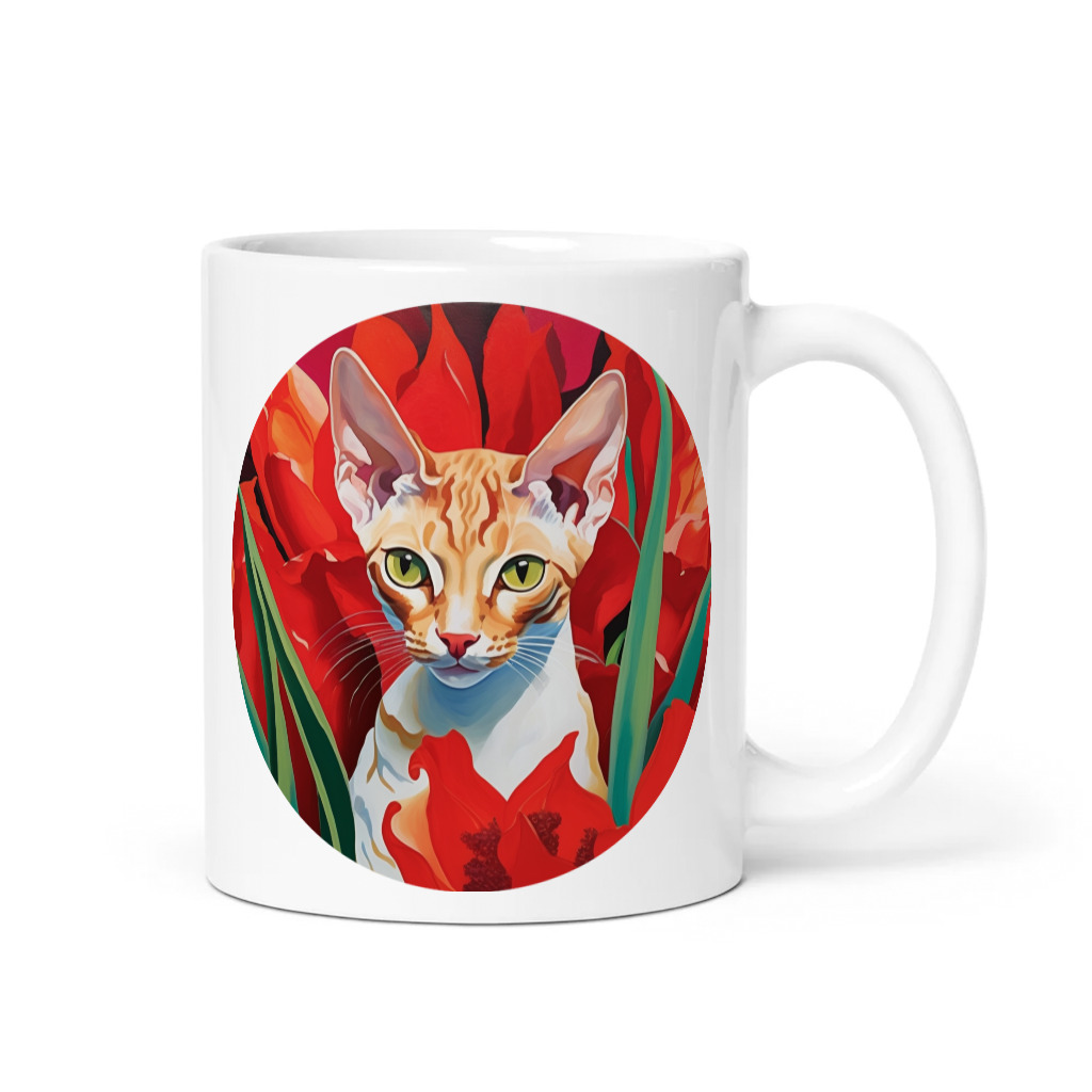 PugMug Custom Tabby Devon Rex Cat Mug