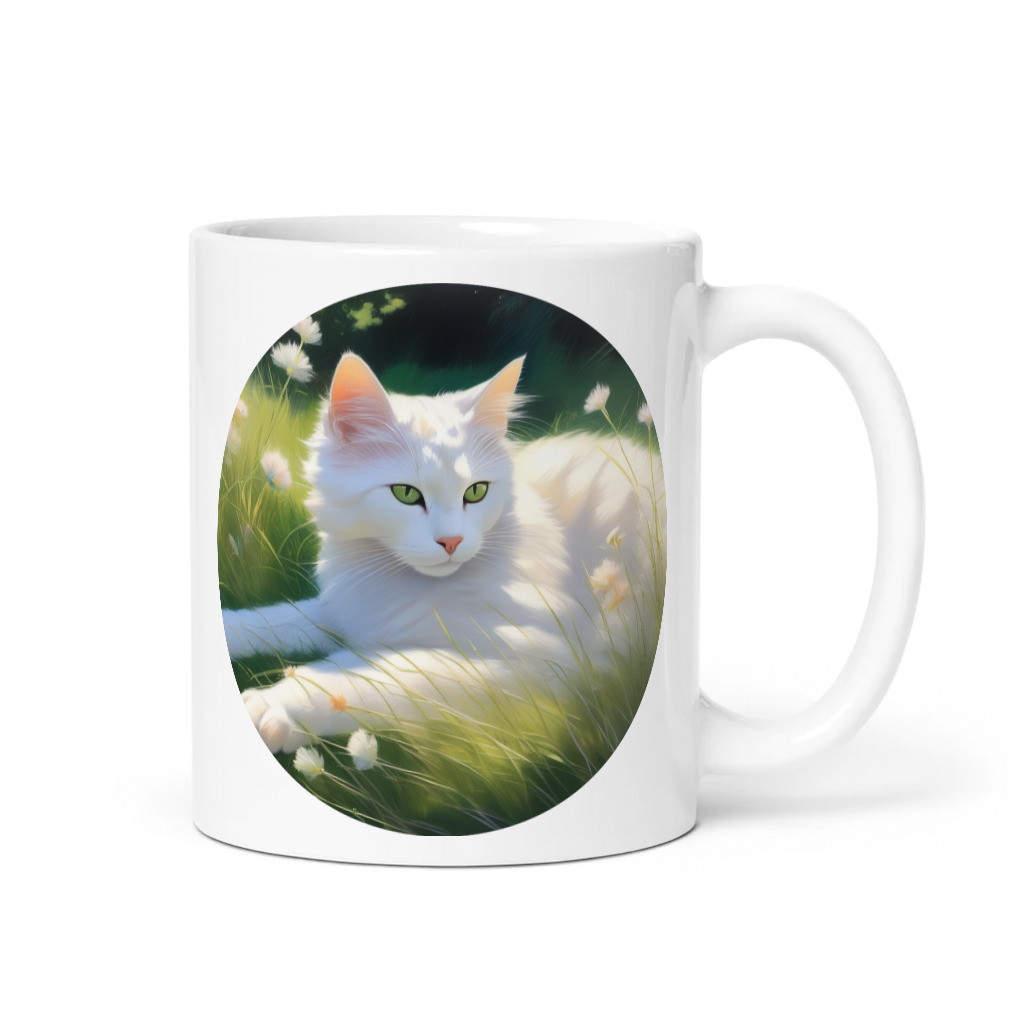 PugMug Custom White Companion Cat Mug
