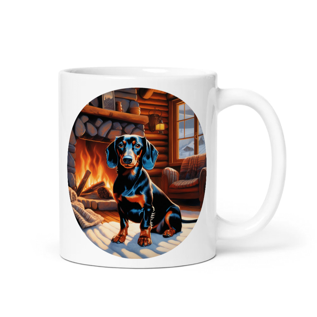 PugMug Custom Black Dachshund Mug