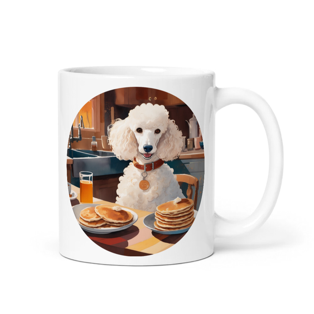 PugMug Custom White Poodle Mug