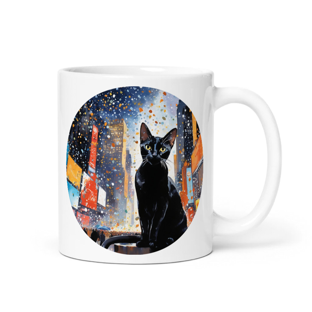PugMug Custom Black Abyssinian Cat Mug