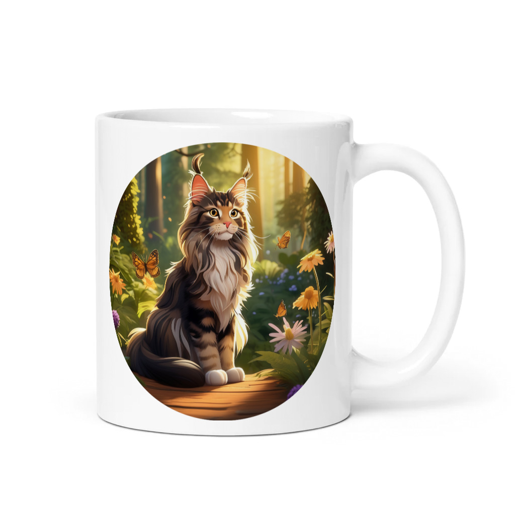 PugMug Custom Tabby Maine Coon Cat Mug