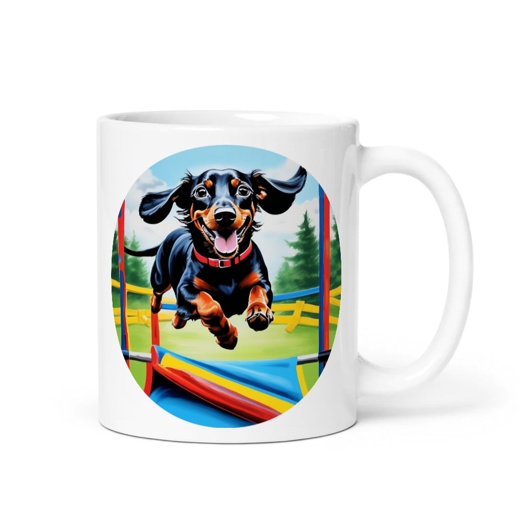PugMug Custom Black Dachshund Mug