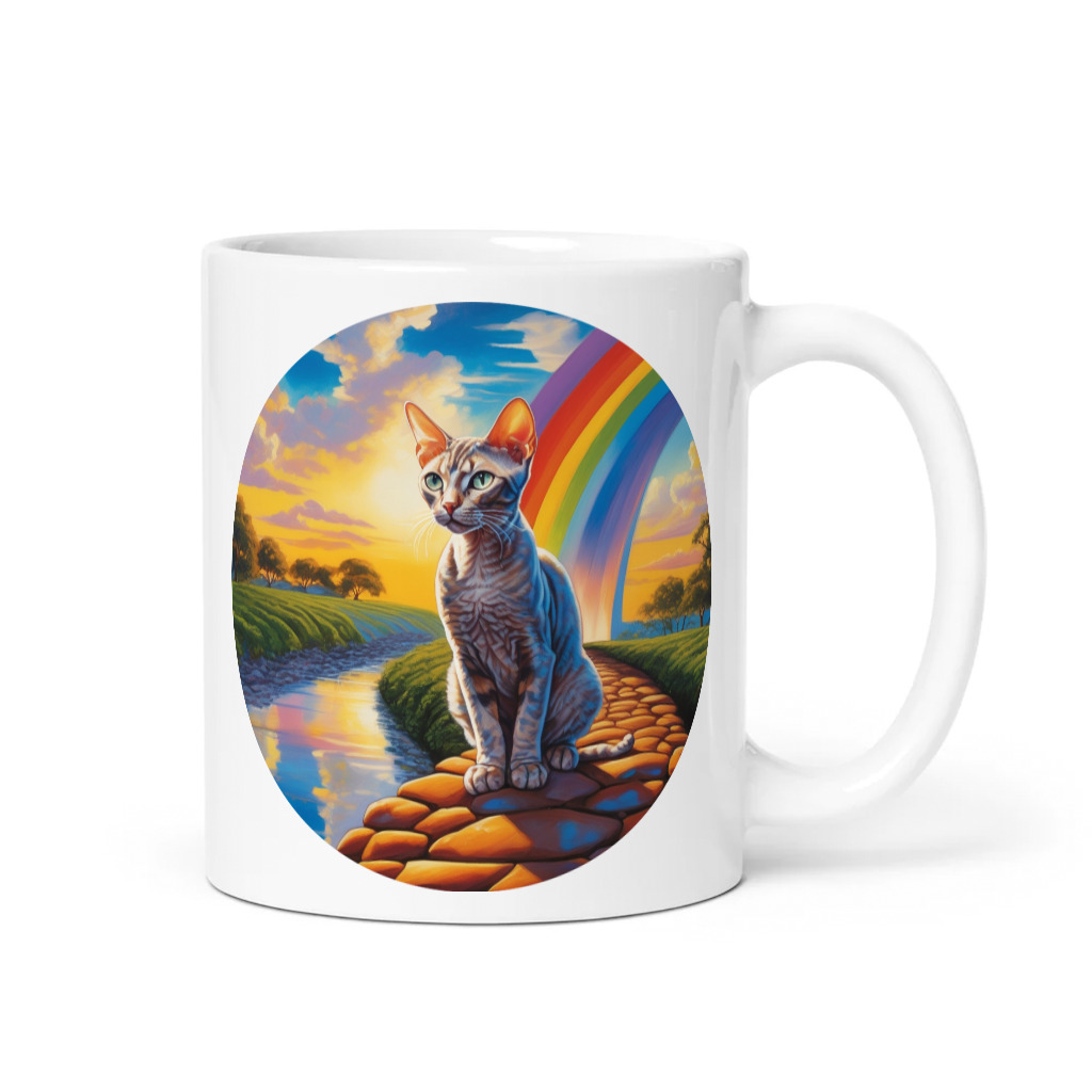 PugMug Custom Tabby Devon Rex Cat Mug