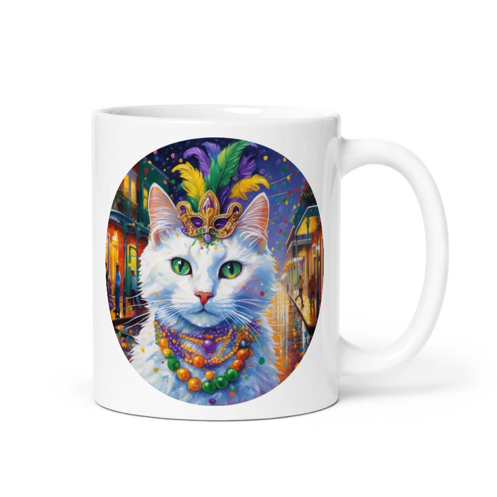 PugMug Custom White Companion Cat Mug