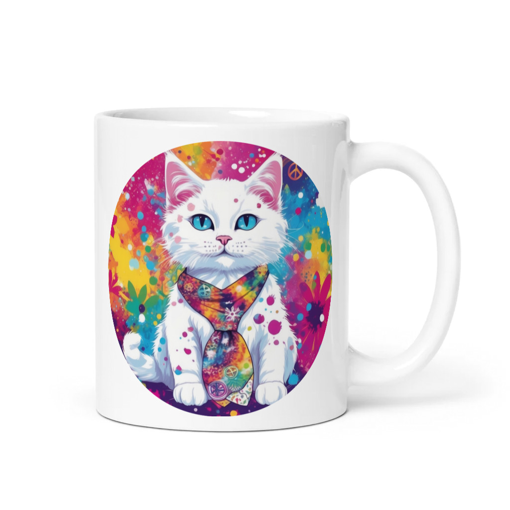 PugMug Custom White Companion Cat Mug