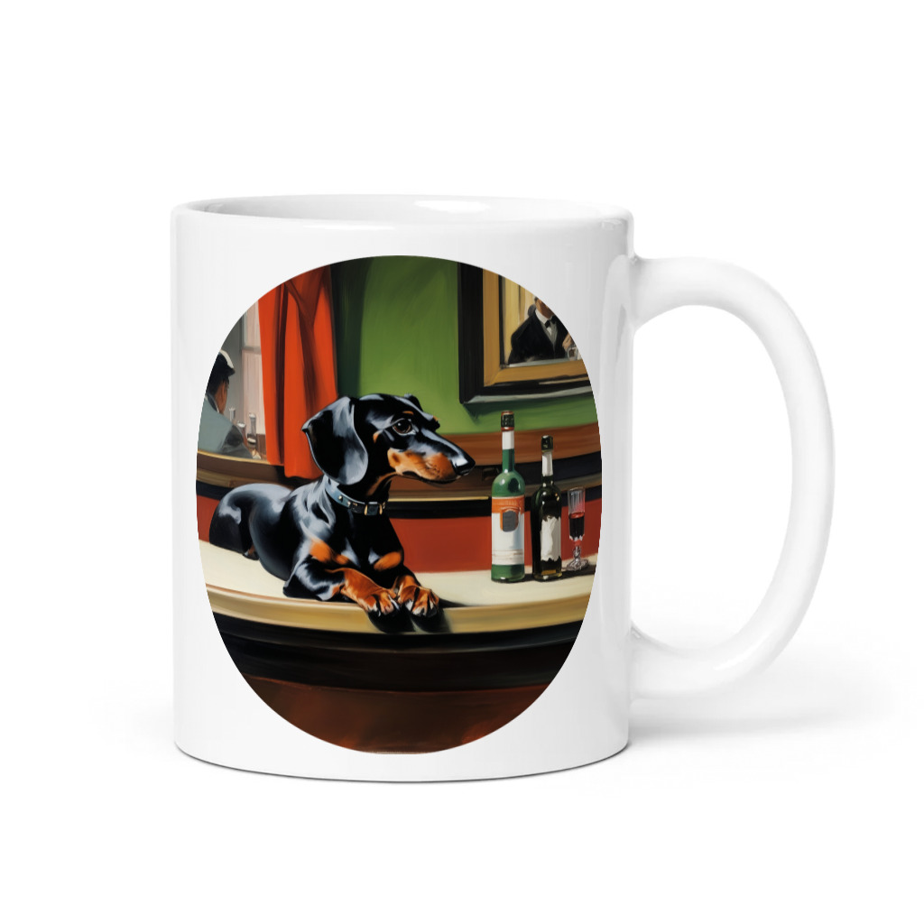 PugMug Custom Black Dachshund Mug
