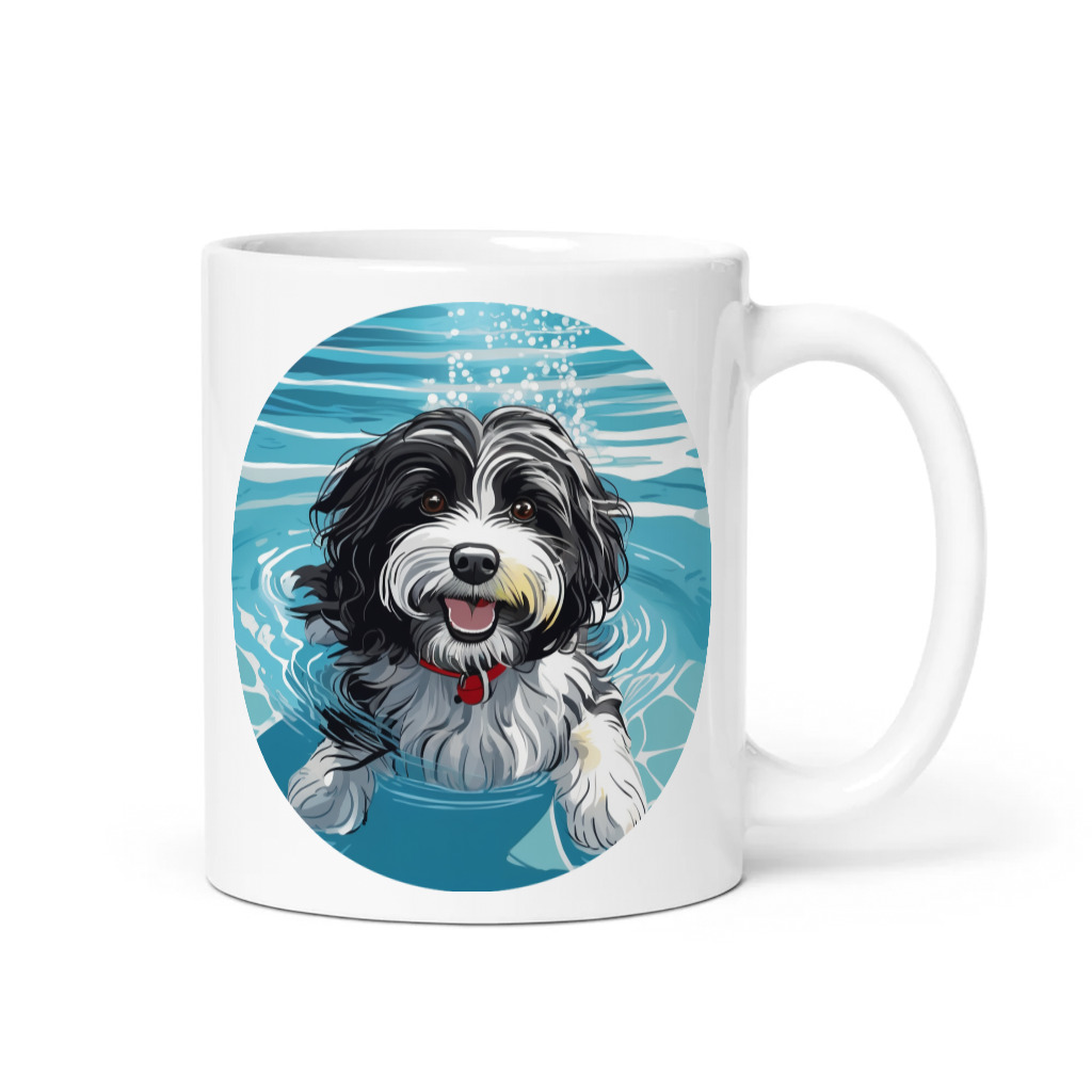 PugMug Custom Black-and-white Havanese Dog Mug