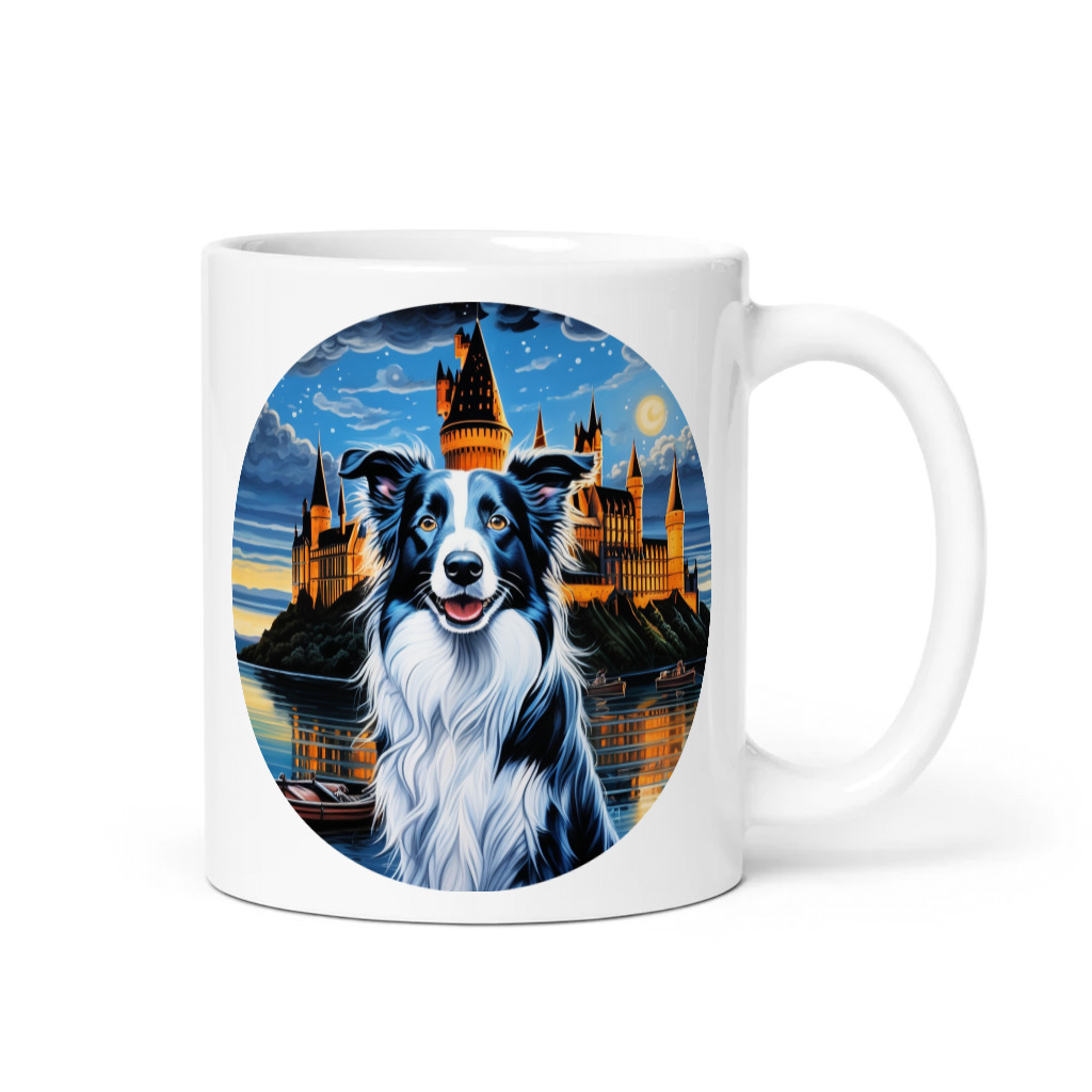PugMug Custom Blue Merle Border Collie Mug
