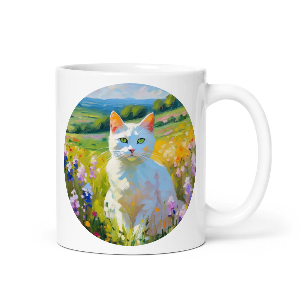 PugMug Custom White Companion Cat Mug