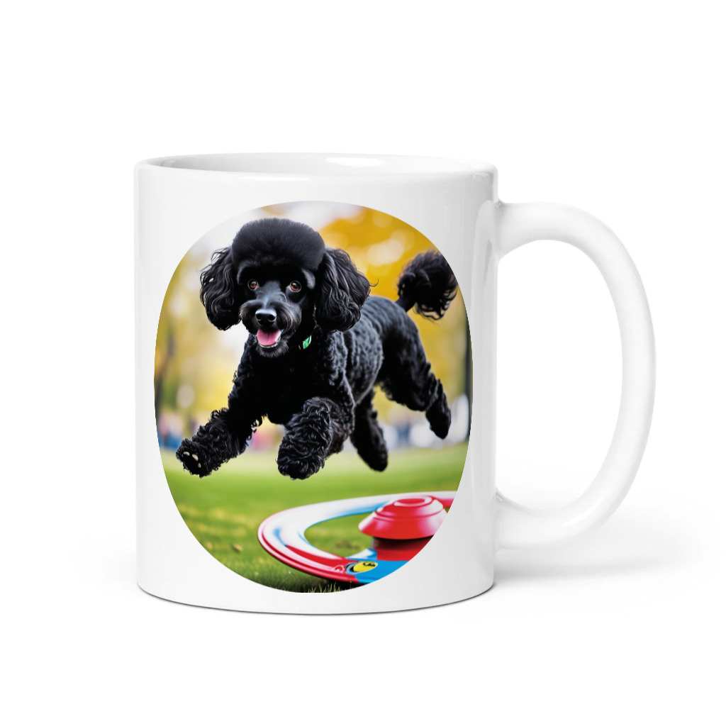 PugMug Custom Black Poodle Mug