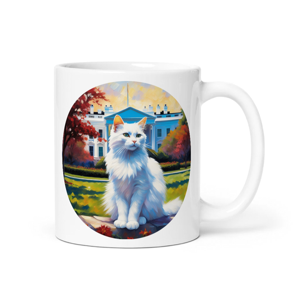 PugMug Custom White Companion Cat Mug