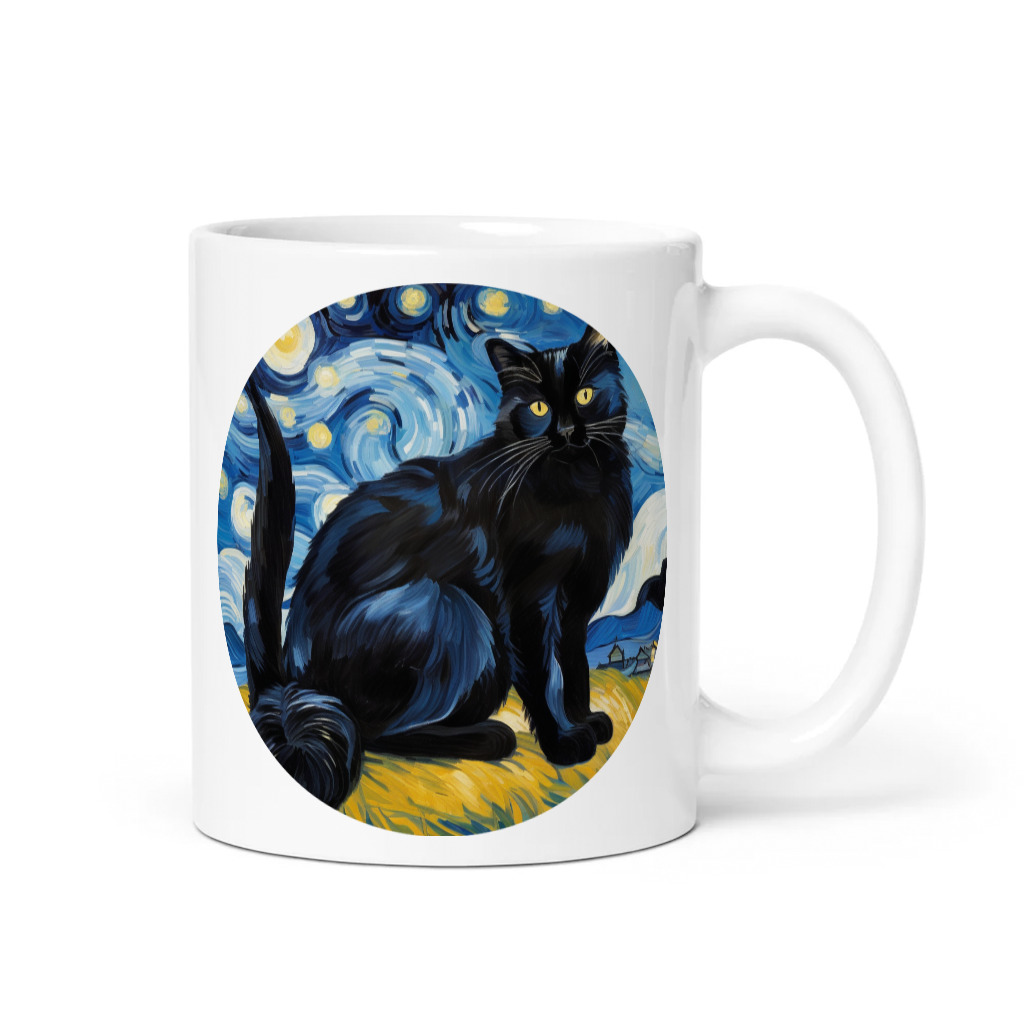 PugMug Custom Black Ragdoll Cat Mug