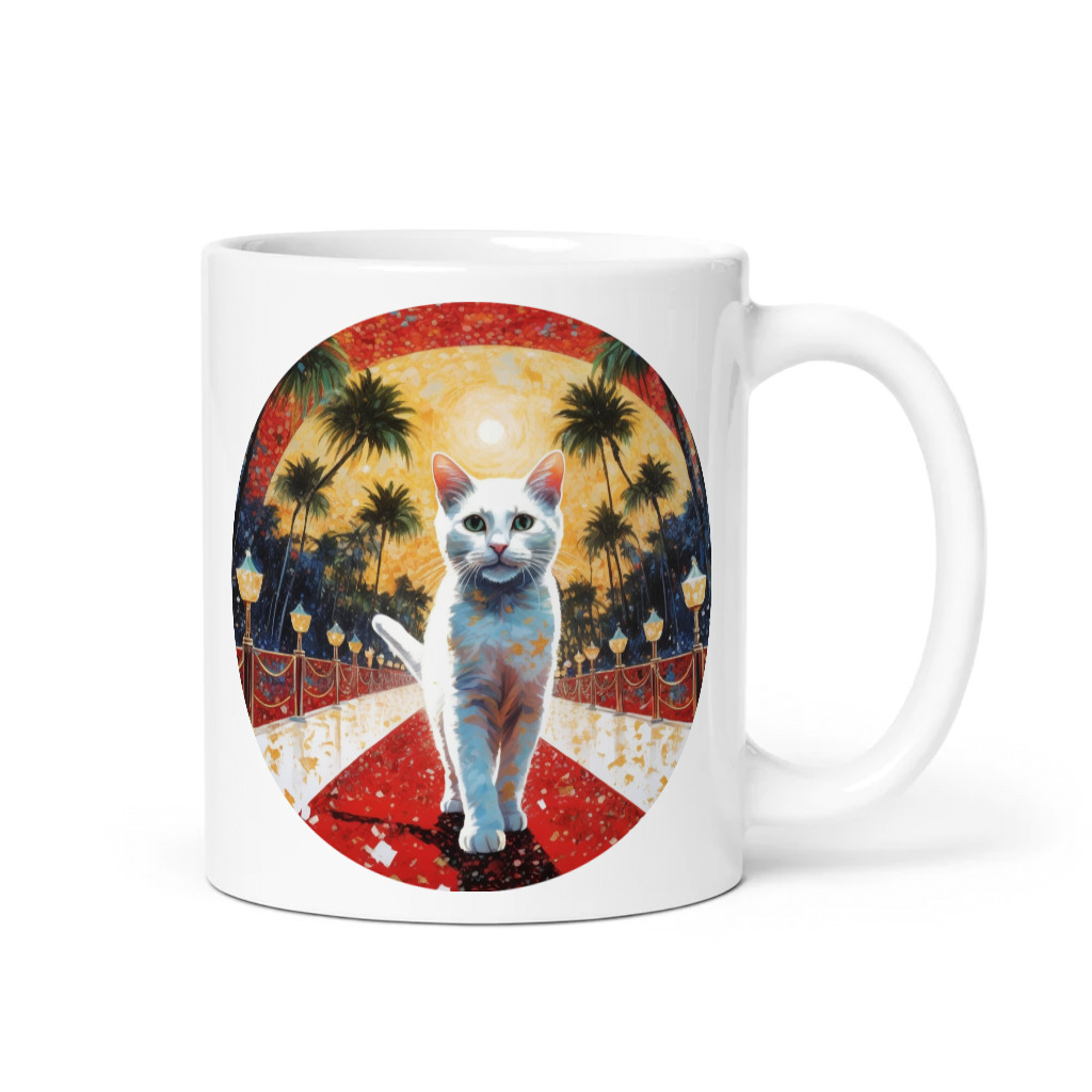 PugMug Custom White Companion Cat Mug