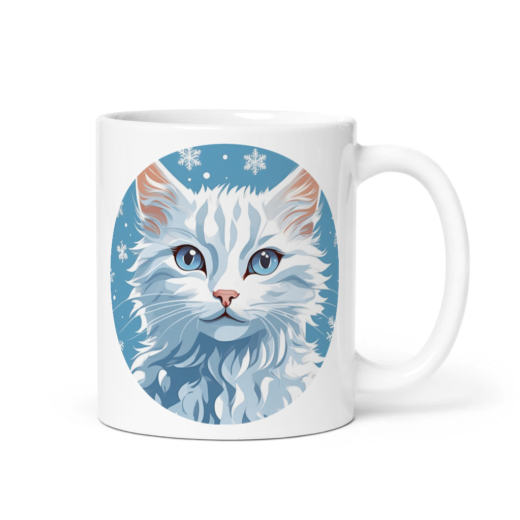 PugMug Custom White Companion Cat Mug