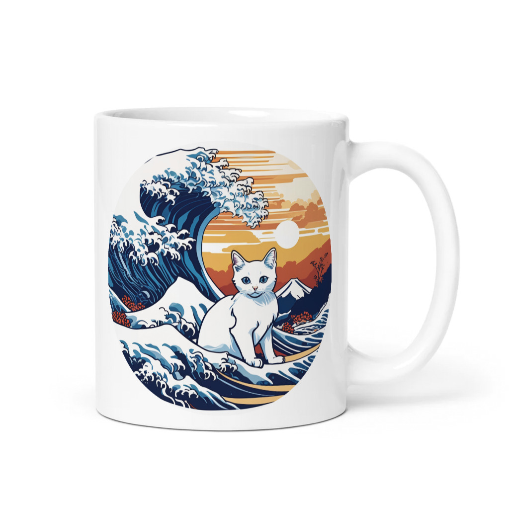PugMug Custom White Companion Cat Mug
