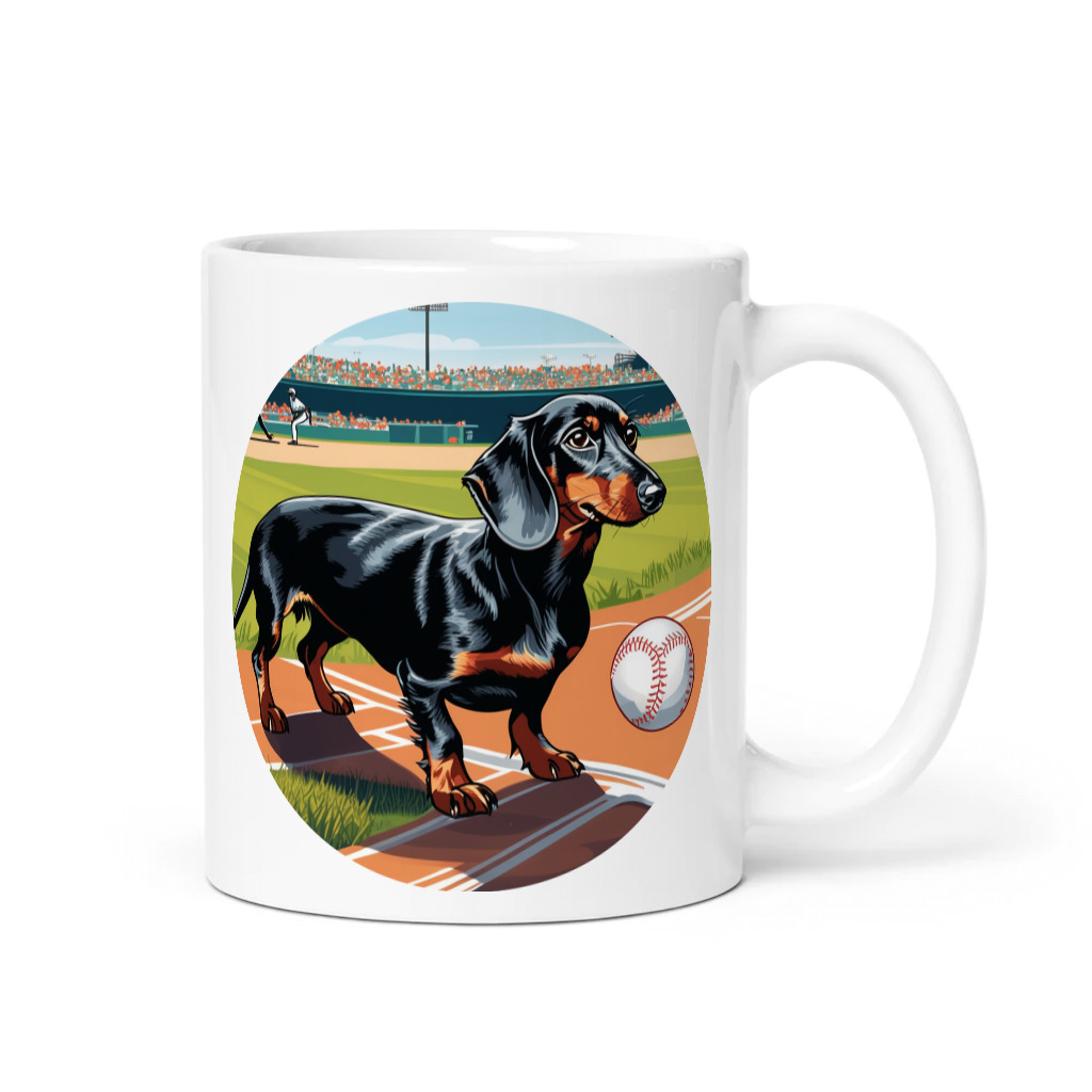 PugMug Custom Black Dachshund Mug