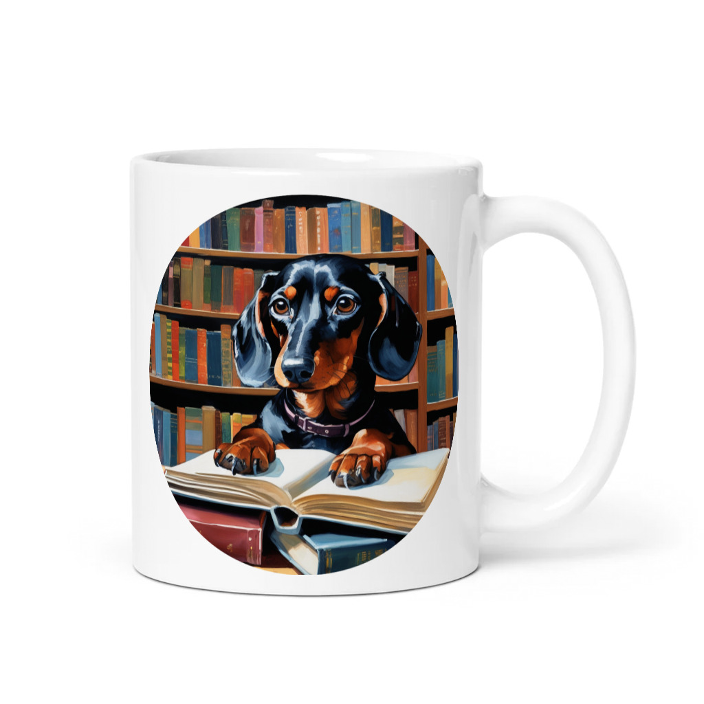 PugMug Custom Black Dachshund Mug