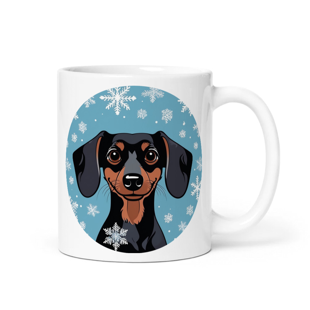 PugMug Custom Black Dachshund Mug