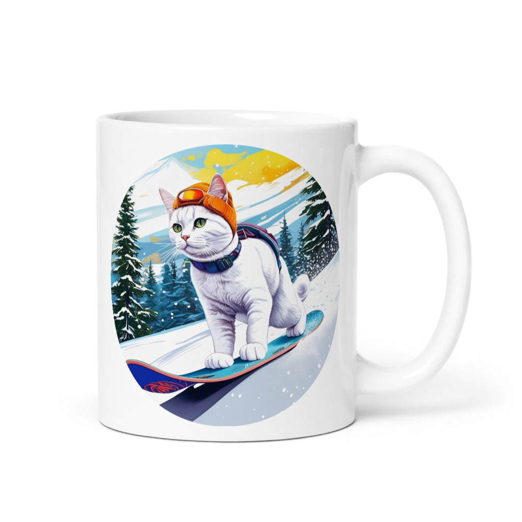 PugMug Custom White Companion Cat Mug