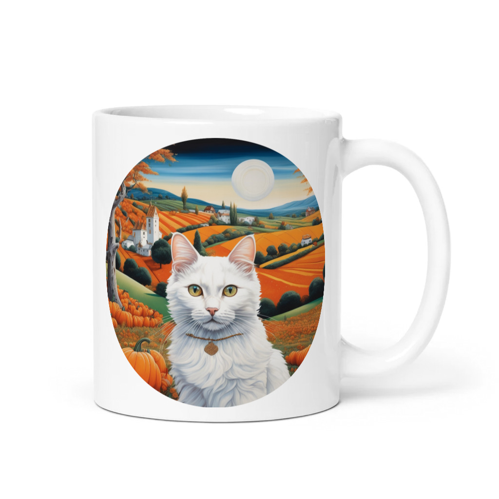 PugMug Custom White Companion Cat Mug