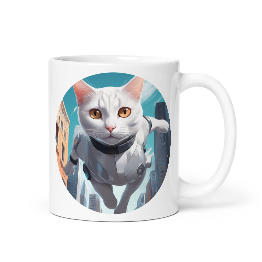 PugMug Custom White Companion Cat Mug