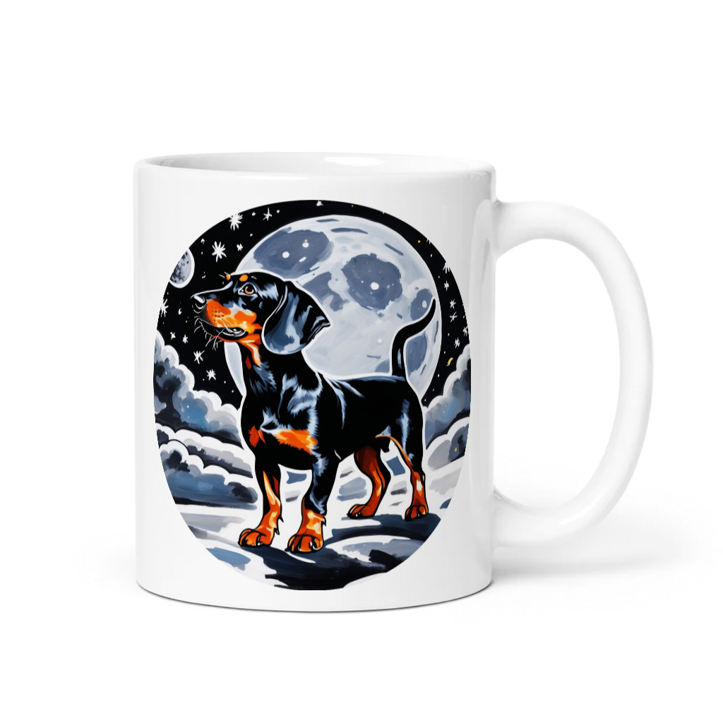 PugMug Custom Black Dachshund Mug