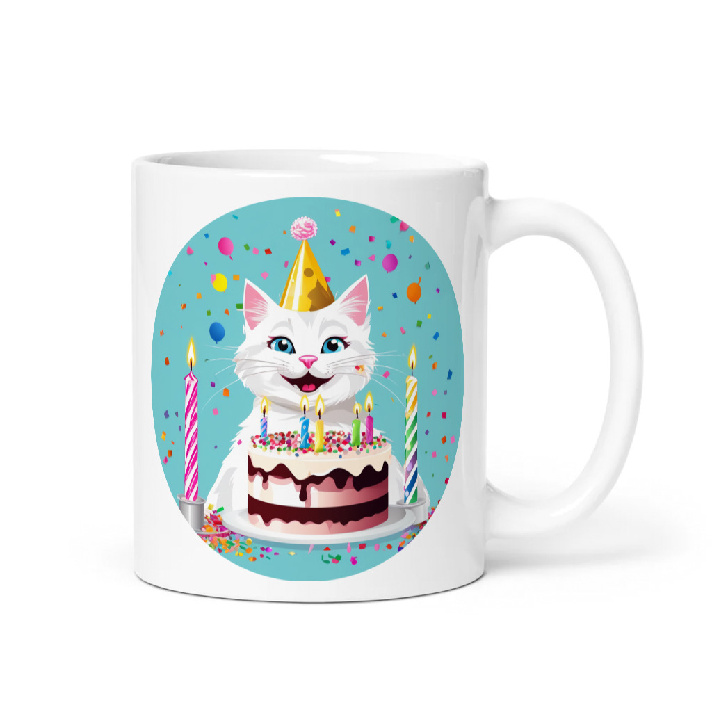 PugMug Custom White Companion Cat Mug