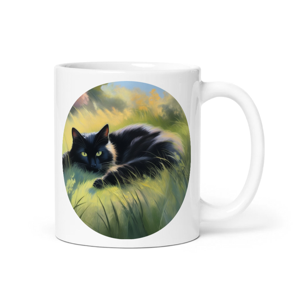 PugMug Custom Black Companion Cat Mug