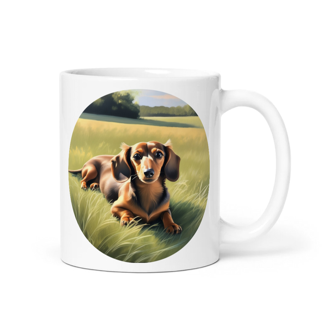 PugMug Custom Tan Dachshund Mug
