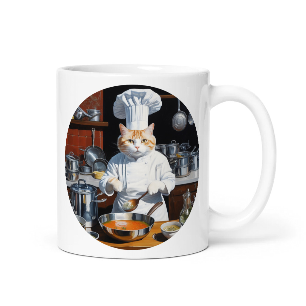 PugMug Custom White Companion Cat Mug