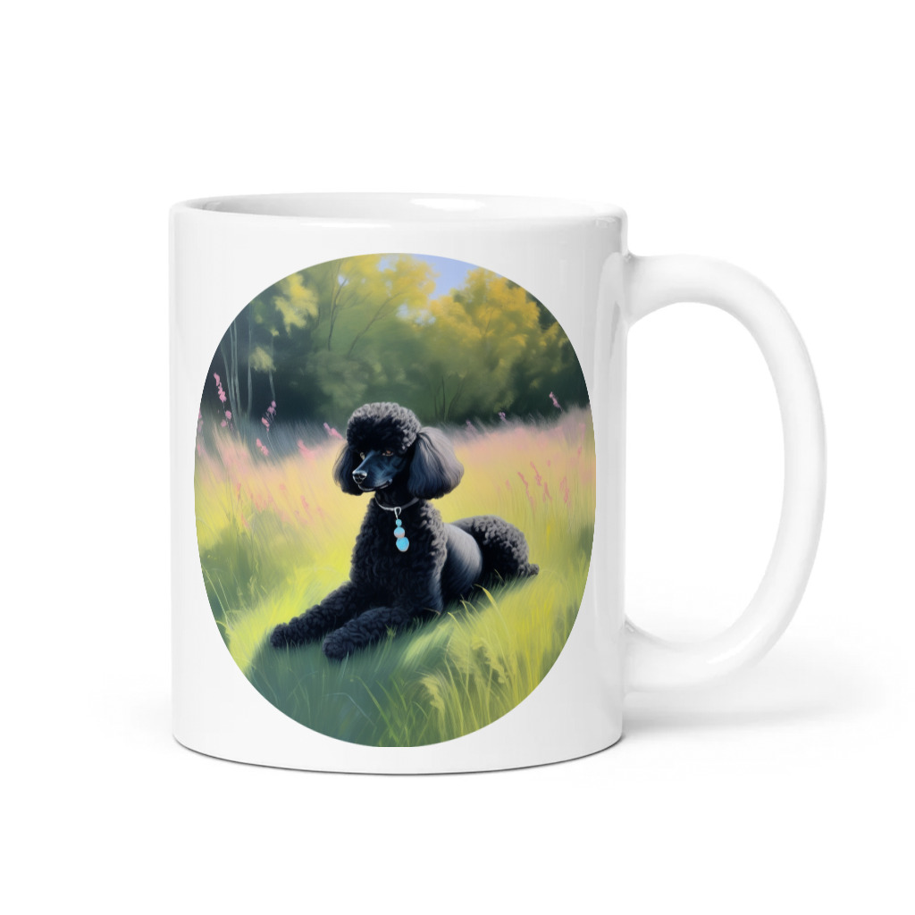 PugMug Custom Black Poodle Mug