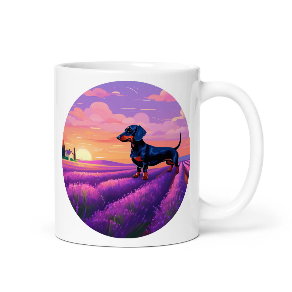 PugMug Custom Black Dachshund Mug