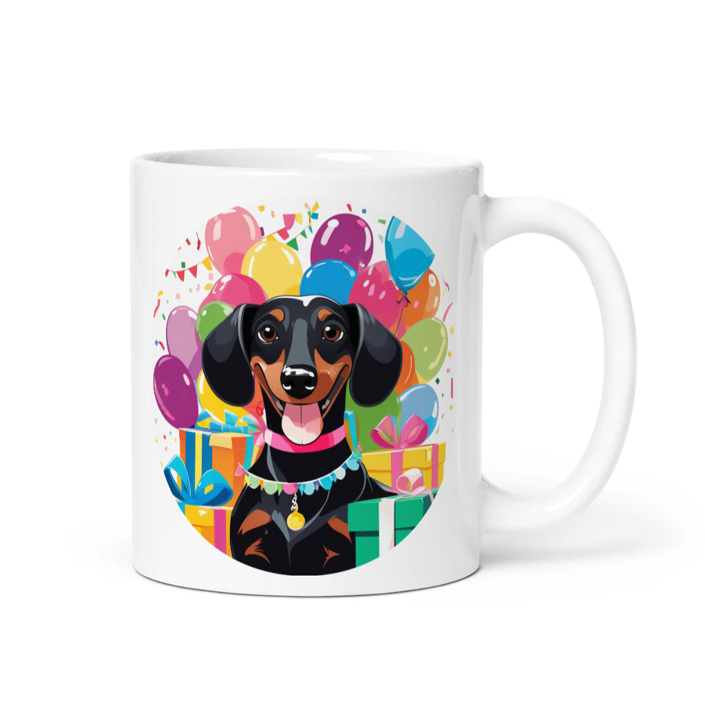 PugMug Custom Black Dachshund Mug