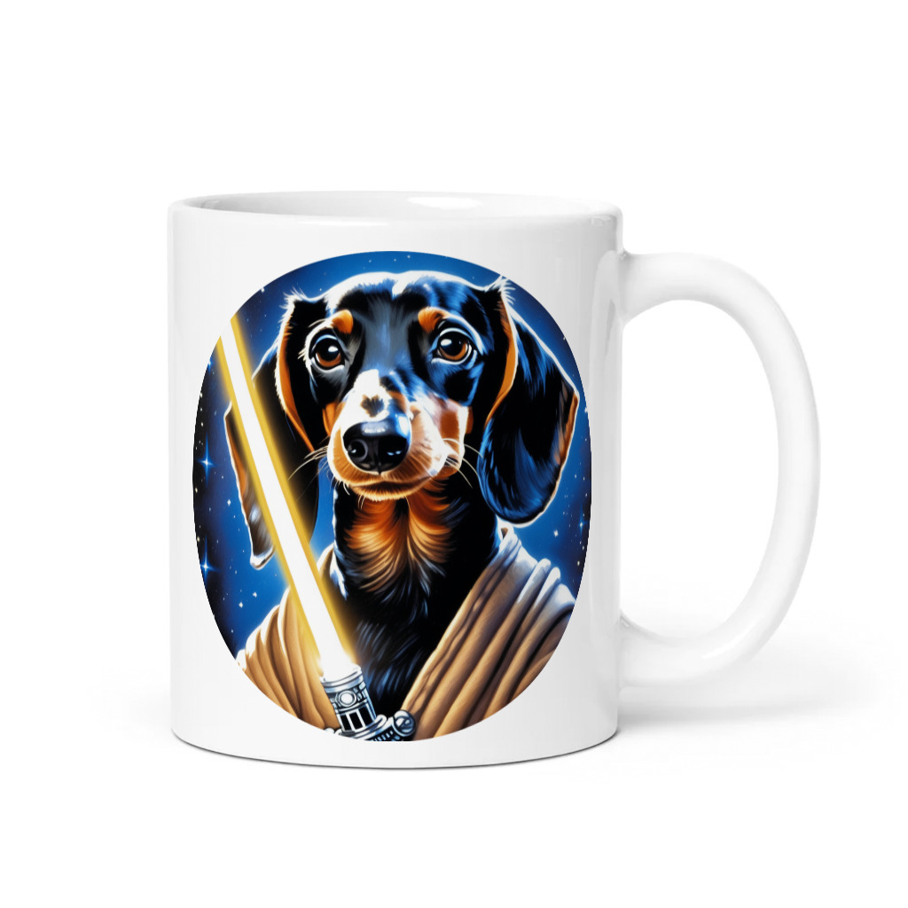 PugMug Custom Black Dachshund Mug