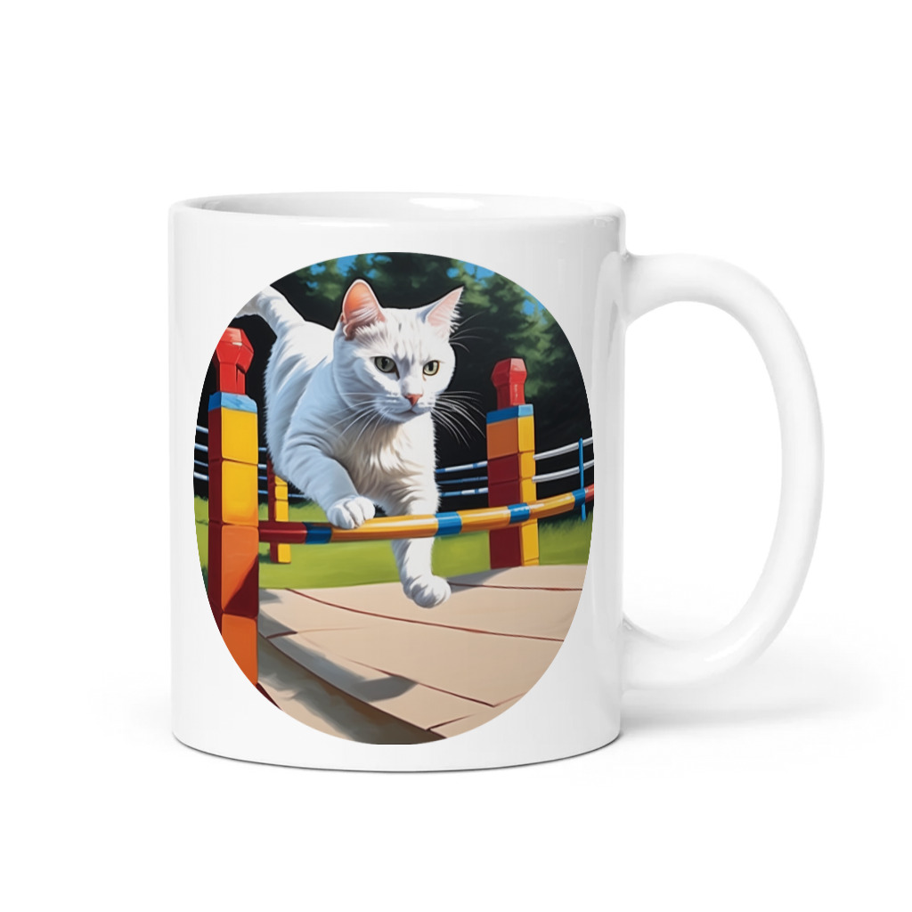 PugMug Custom White Companion Cat Mug