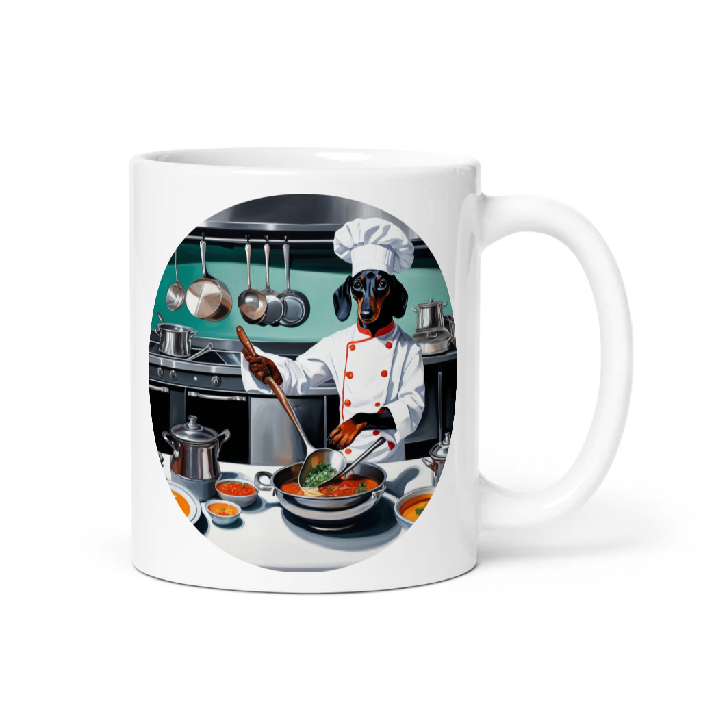 PugMug Custom Black Dachshund Mug