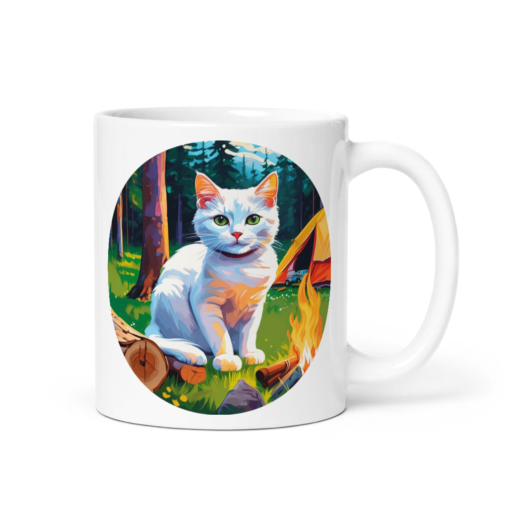 PugMug Custom White Companion Cat Mug