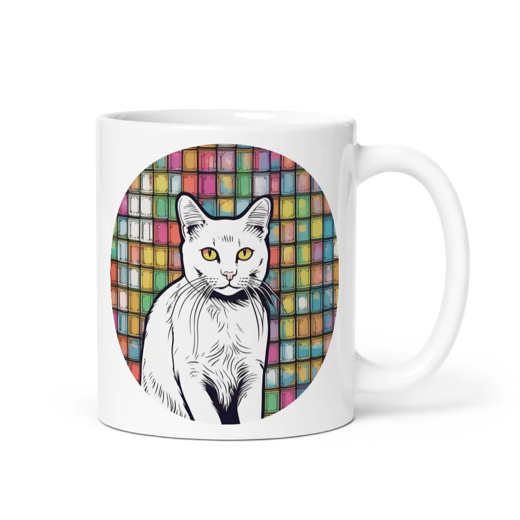PugMug Custom White Companion Cat Mug