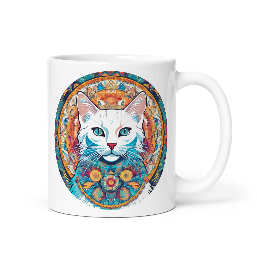 PugMug Custom White Companion Cat Mug