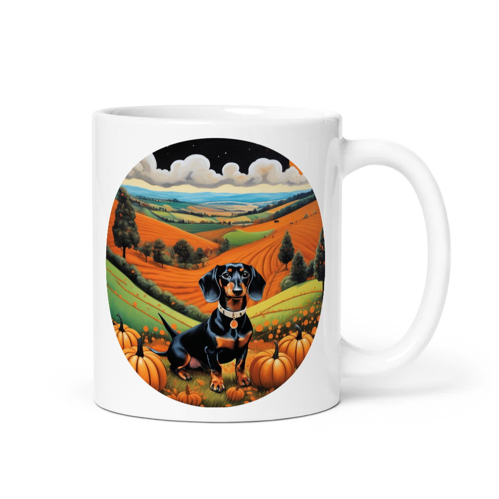 PugMug Custom Black Dachshund Mug